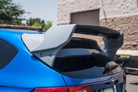 New Carbon Fiber Rally Wing For Subaru Wrx Sti Hatchback