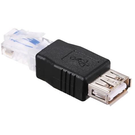 Pc Usb To Rj45 Female A To Ethernet Internet Rj45 Connector Adapter