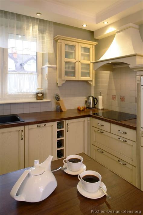 People once whitewashed wood for practical reasons, using a caustic solution of lime and salt, because it killed insects and sanitized the wood. Pictures of Kitchens - Traditional - Whitewashed Cabinets ...
