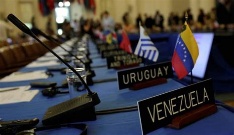 la oea aprobó la resolución que abre la puerta a la expulsión de venezuela