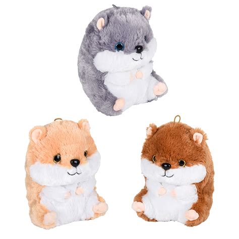 Plush Hamster 8 12 Inch Assorted Colors Rebeccas Toys And Prizes