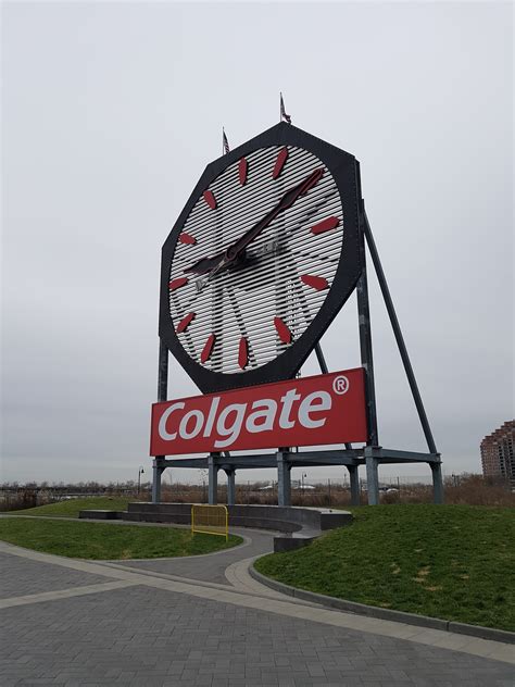 Colgate Clock Jersey City New Jersey