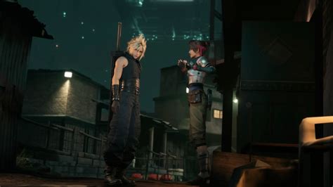 Final Fantasy 7 Remake Characters Cloud Strife And Jessie Mission Chapter
