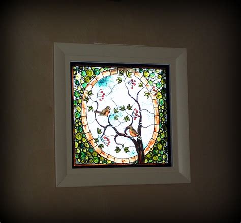 The inner seams are thicker because they are two foiled edges meeting. All Roads Lead Home: ... creating a "faux" stained glass ...