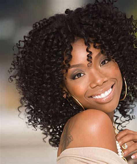 Black Women Medium Lenght Curly Hairstyles 2018 2019