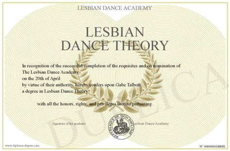 lesbian dance theory