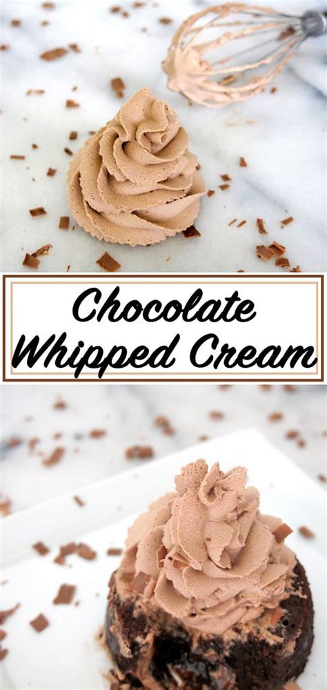 Chocolate Whipped Cream Recipe 5 Steps With Pictures Instructables