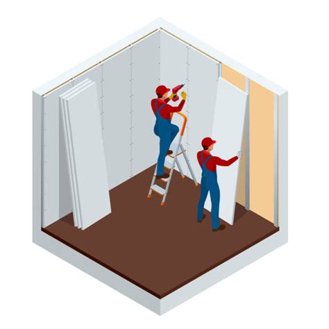 Drywall Plasterboard Illustrations Royalty Free Vector Graphics And Clip