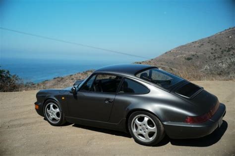 1992 Porsche 911 C2 964 Manual Coupe Sunroof Delete Slate Grey For