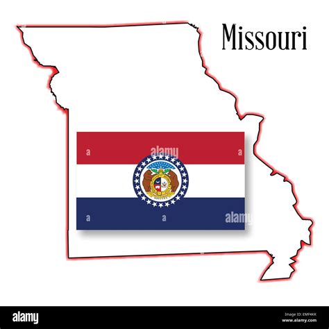 Missouri Map Vector Stock Vector Images Alamy