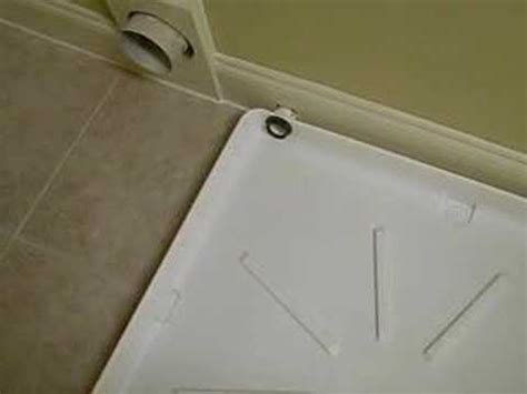 In case your washing machine is kept upstairs then you should have a drain pan fixed to ensure that there is no leakage from the top floor to the floors below. Home Inspector Atlanta GA Discovers A Water Leak Waiting ...