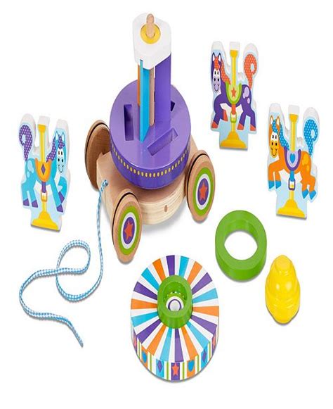 Melissa And Doug Melissa And Doug First Play Spinning Carousel Wooden