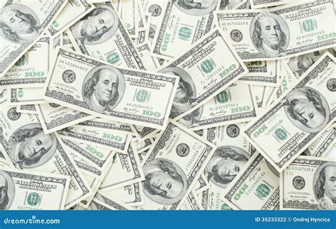 Background With Money American Hundred Dollar Bills Stock Photo Image