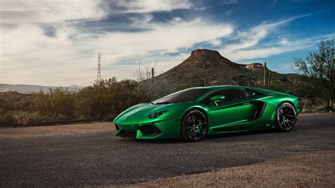 Lamborghini Aventador Green 4k Wallpaperhd Cars Wallpapers4k