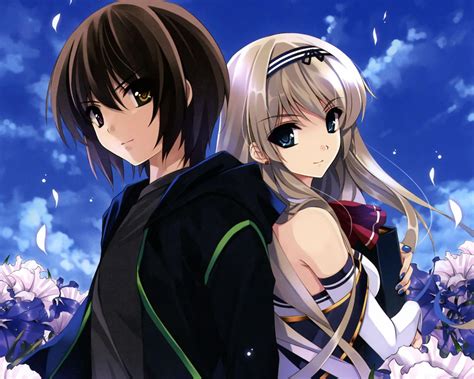 Wallpaper Cute Anime Couple
