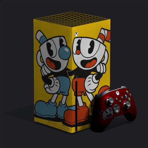 I Made Custom Cuphead Xbox Series X This Was Designed In Sketchbook So