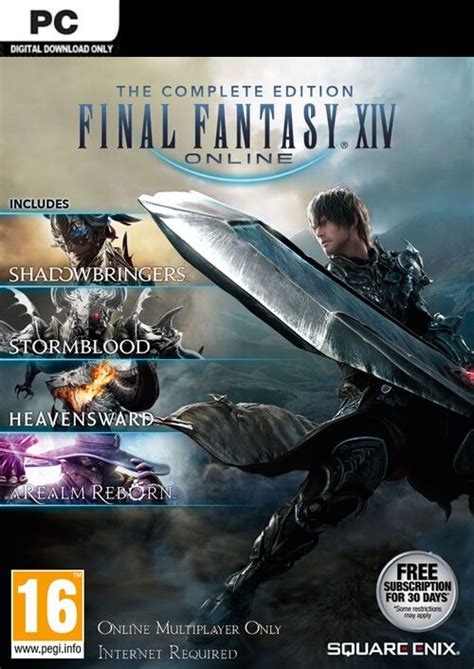 Final Fantasy Xiv 14 Shadowbringers Collectors Edition Pc Cdkeys
