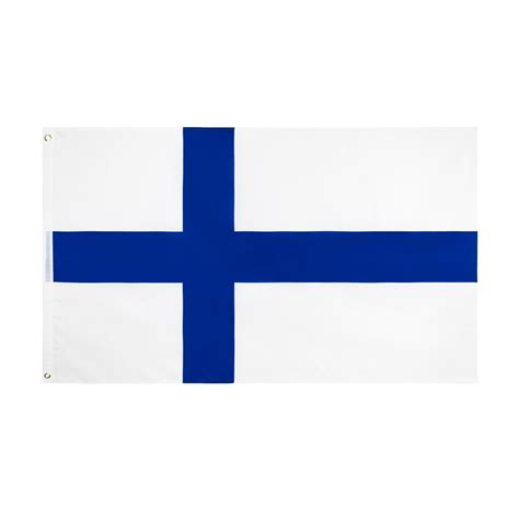 3x5ft Finland And White Flag Of The Blue Cross Flags Aliexpress