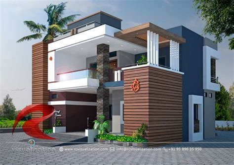 3d Bungalow Designs Gallery Rc Visualization Structural Plan And