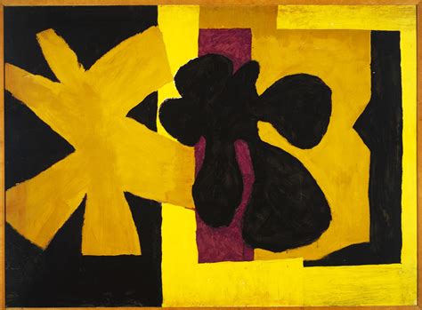 Robert Motherwell Wall Painting 1950 Oil On Composition Board 108