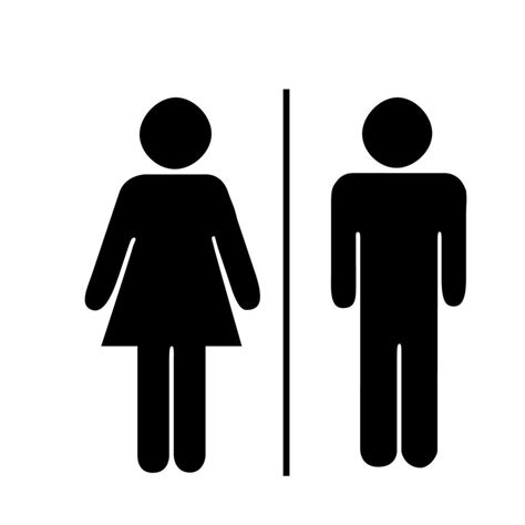 Wc Sign Icon Toilets Icon Unisextoilet Symbol Vector Man And Woman Icons 24057849 Vector Art