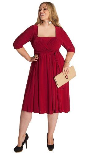 Igigi By Yuliya Raquel Plus Size Ninelle Dress In Crimson Sale