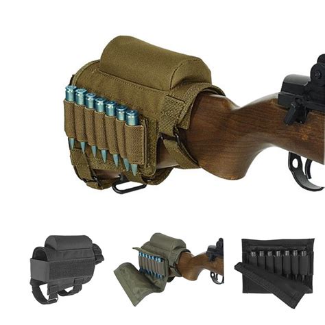 Wsobue Rifle Buttstock Hunting Shooting Tactical Cheek Rest Pad Ammo