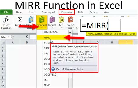 Mirr In Excel Formulaexamples How To Use Mirr Function