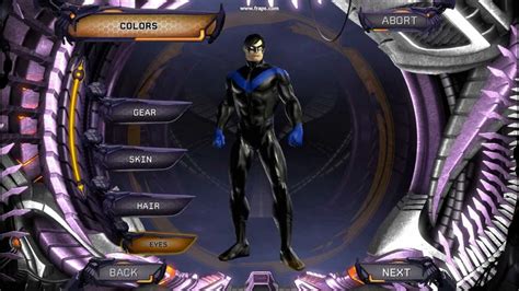 Dc Universe Online Nightwing Character Creationhd Youtube