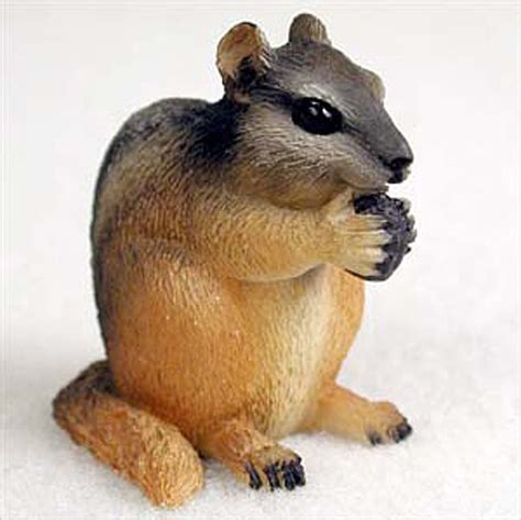 Chipmunk Mini Resin Hand Painted Wildlife Animal Figurine