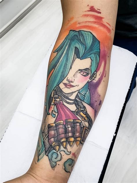 Jinx League Of Legends Tattoo Jessia Wentworth