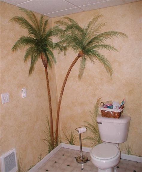 Find home decor, bedspreads, comforters, area rugs and wall art in many decorating styles. Handpainting - Palm Trees | Tree mural