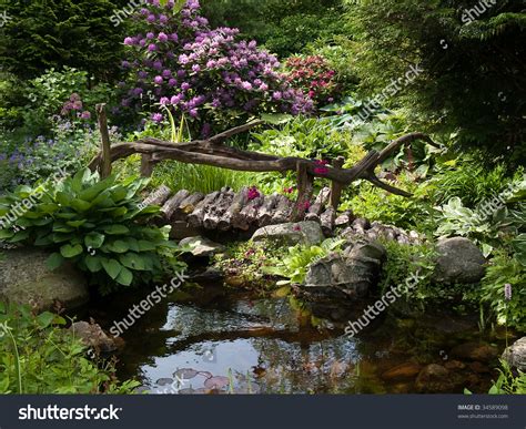 It's not the size that counts. Beautiful Perfect Backyard Landscaped Garden With Wooden ...