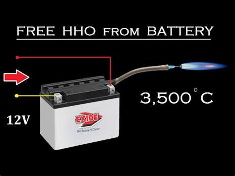 The gas burns so fast it's almost explosive, and the bottle shoots down the street. 12V UPS Battery powered Free HHO Generator | How to make ...