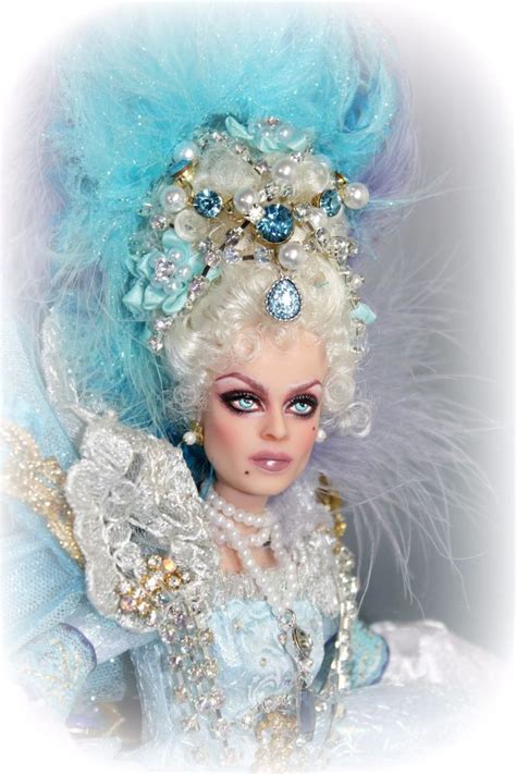 Ooak Repaint Barbie Marie Antoinette Disney Doll Queen Of France Royal