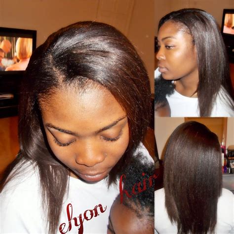 Partial Sew In With A Yaki Weave Extension Weave Extensions Partial