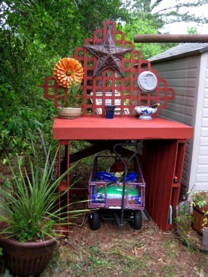 Perfectly Possible Recycled Potting Benches Flea Market Gardening