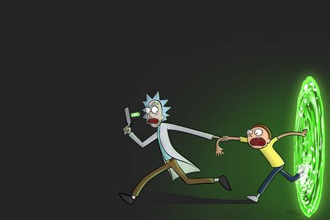 Rick And Morty01 Duel Monitor Wallpaper By Mikeagar85 On Newgrounds