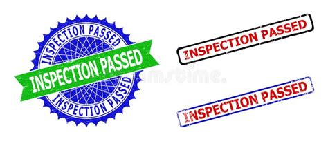 Inspection Passed Stampinspection Passed Rubber Stamp Stock Vector Illustration Of Classified