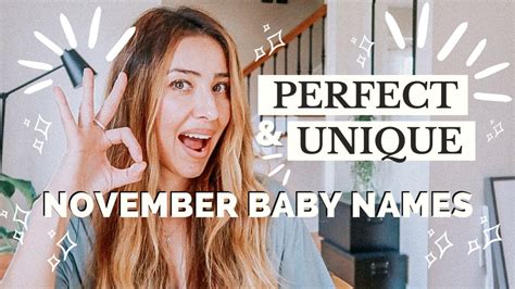 Unique November Baby Names Perfect For Babies Born In November Raquel