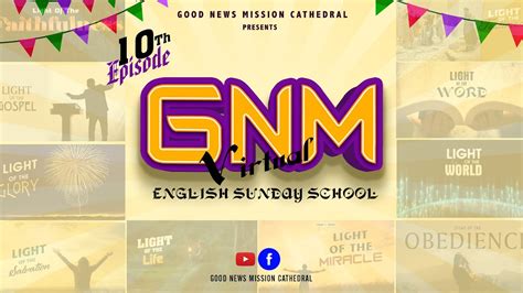 Gnm Virtual English Sunday School 18092022 Youtube