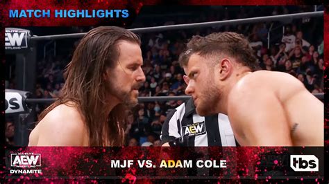 Adam Cole And Mjf Go To The Limit Aew Dynamite Tbs Youtube