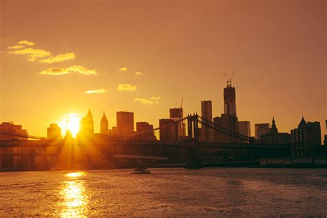 New York City Summer Sunset Skyline Sunset Summer In Ne Flickr