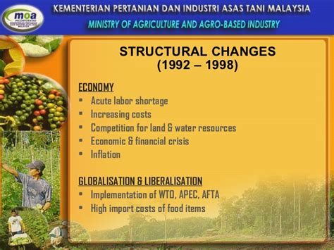 Traditionally, the agriculture sector had played the dominant role in malaysia. Overview Of Agriculture Sector In Malaysia