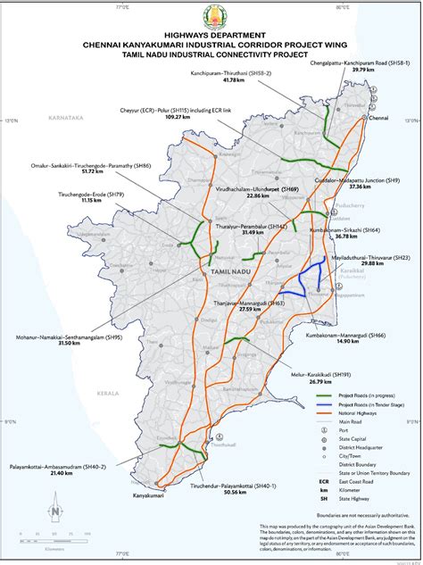 Tamilnadu Chennai Kanyakumari Industrial Corridor Project