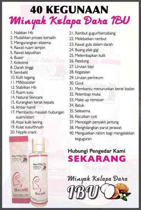 Minyak kelapa dara antara minyak yang terbaik dan bermanfaat untuk semua lapisan umur. 1001 manfaat dengan Minyak Kelapa Dara Ibu | Hanie Azura