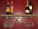 Images of Wall Shelf Wine Glass Holder