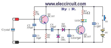 Crystal Tester Circuit Using Bc107