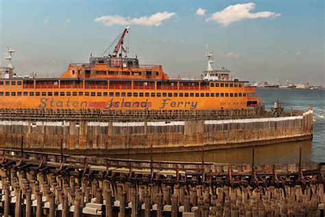 City - Ny - The Staten Island Ferry Photograph by Mike Savad