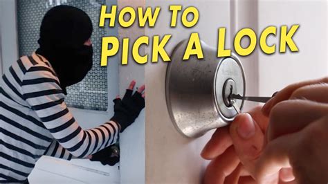 A lock pick and a torque wrench. How to Pick a Lock | Step-by-Step Tutorial - YouTube